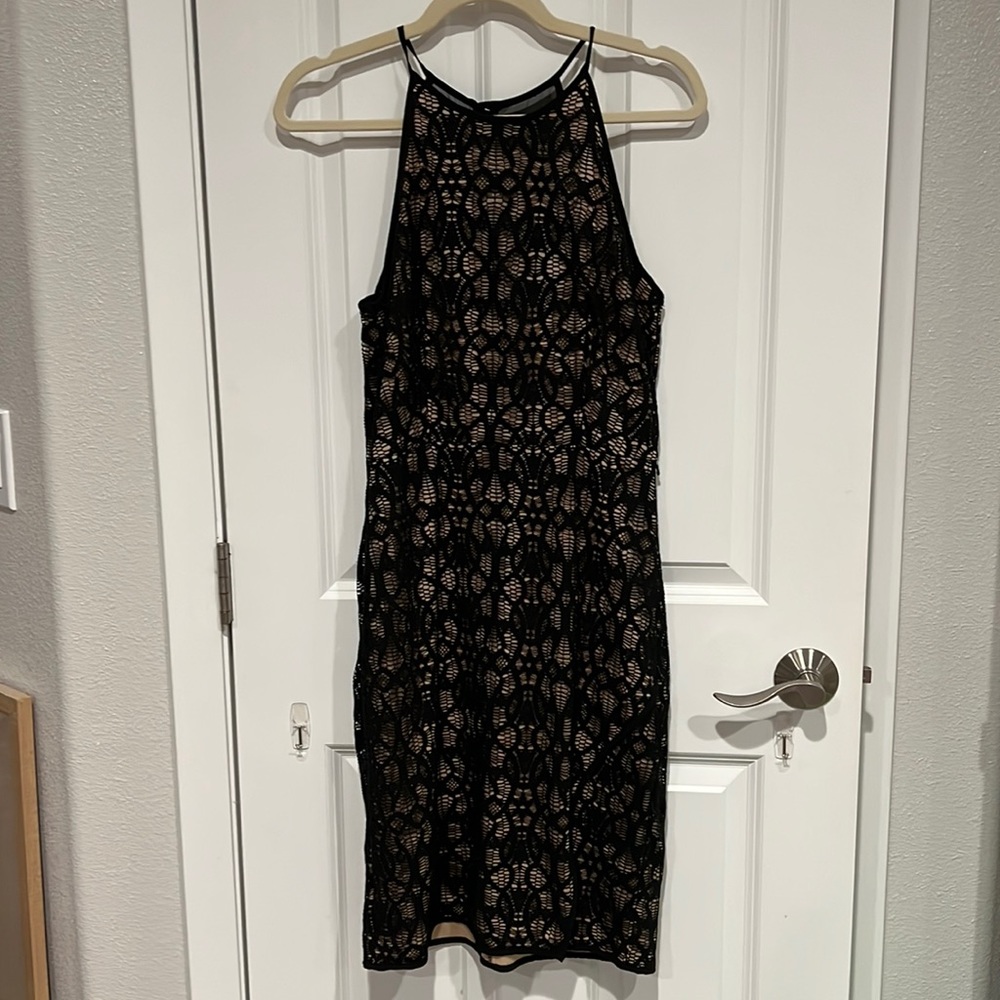 High Neck Lacey Dress